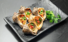 蒸海螺口朝上还是朝下